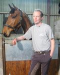 Jonty Evans met zijn paard Victor